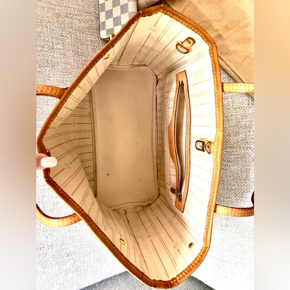 Louis Vuitton Neverfull PM bundle! Damier Azur - Picture 2 of 14